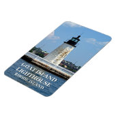 Goat Island Lighthouse, Rhode Island Flexi Magnet Magneet (Linkerzijde)