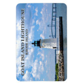 Goat Island Lighthouse, Rhode Island Flexi Magnet Magneet (Verticaal)