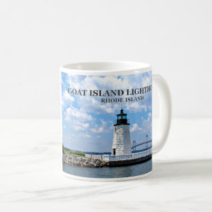 Goat Island Lighthouse, Rhode Island Mok