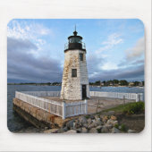 Goat Island Lighthouse, Rhode Island Mousepad Muismat (Voorkant)