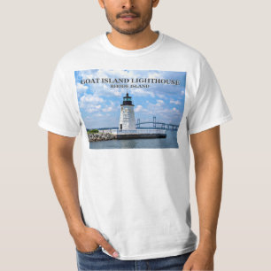 Goat Island Lighthouse, Rhode Island T-Shirt