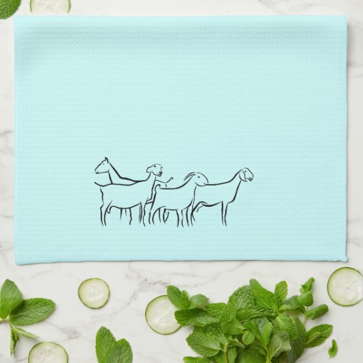 Goat Kitchen Towel Theedoek (Gevouwen)