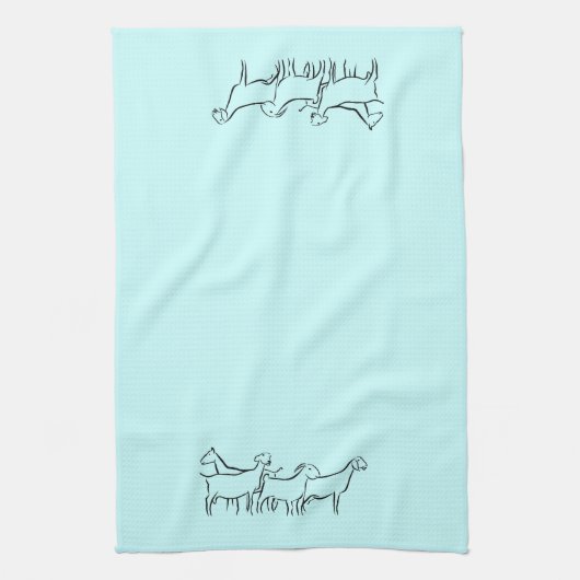 Goat Kitchen Towel Theedoek (Verticaal)