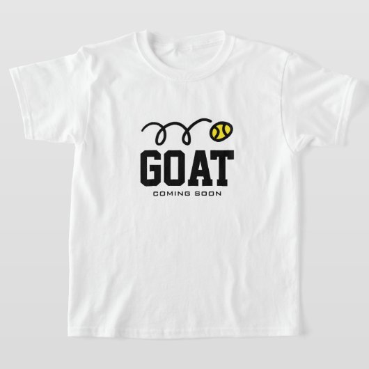 GOAT komt binnenkort grappig tennis naar shirt voo (Laagn)