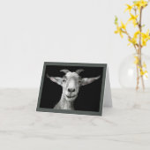 "Goat Life" - Goat Card Kaart (Gele Bloem)