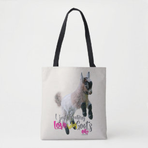 GOAT LOS Alleen maar liefje Baby overhalen Tote Bag