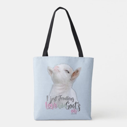 GOAT LOS | Alleen maar liefje Baby overhalen Tote Bag (Achterkant)