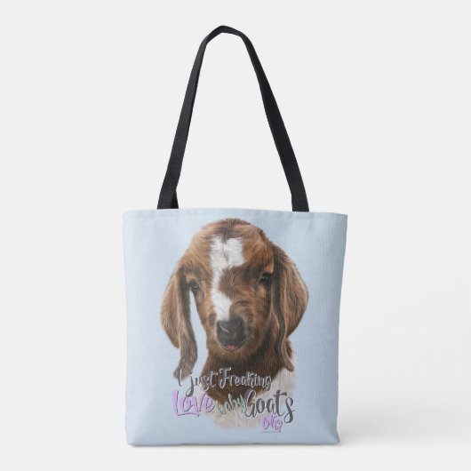 GOAT LOS | Alleen maar liefje Baby overhalen Tote Bag (Achterkant)