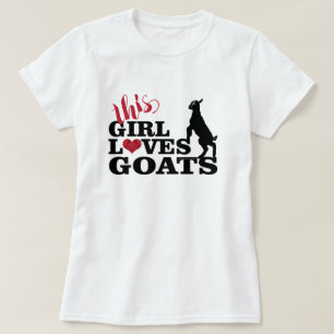 GOAT LOS   Dit meisje houdt van geiten Baby Toggen T-shirt