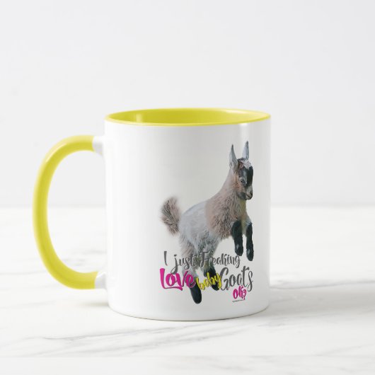 GOAT LOS | Ik maak alleen maar kleine Baby vrij. Mok (Links)