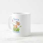 GOAT Lover | Alleen een geit GetYerGoat™ Koffiemok (Voorkant links)