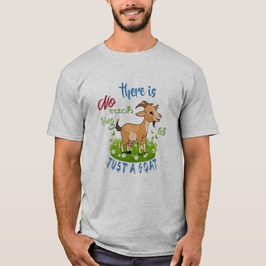 GOAT Lover | Alleen een geit GetYerGoat™ T-shirt (Voorkant)