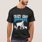 GOAT Lover | Gekke geit opa Blue GYG T-shirt (Voorkant)