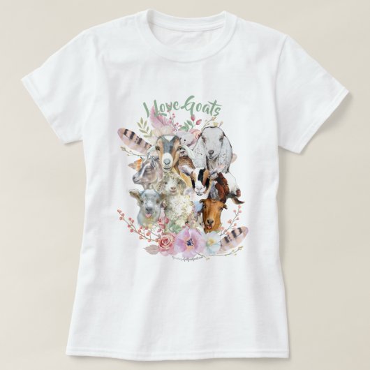 GOAT LOVER | Gods kostbare cadeaus GetYerGoat™ T-shirt (Design voorkant)