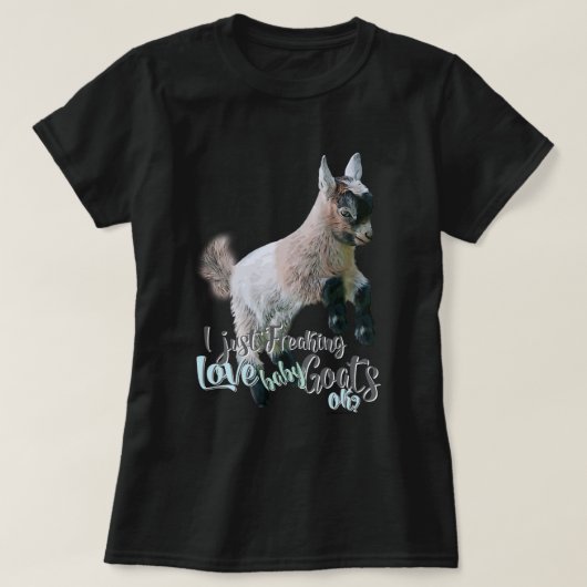 GOAT LOVER | Ik maak alleen maar kleine Baby vrij. T-shirt (Design voorkant)