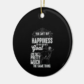 Goat Lover je mag geluk niet kopen Keramisch Ornament (Links)