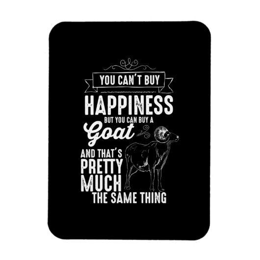 Goat Lover je mag geluk niet kopen Magneet (Verticaal)