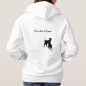 GOAT Lover | Je naam Crazy Goat Grandma Hoodie (Achterkant)