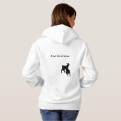 GOAT Lover | Je naam Crazy Goat Grandma Hoodie (Achterkant volledig)