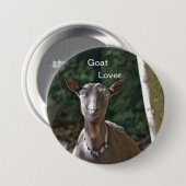 Goat Lover Ronde Button 7,6 Cm (Voorkant /achterkant)