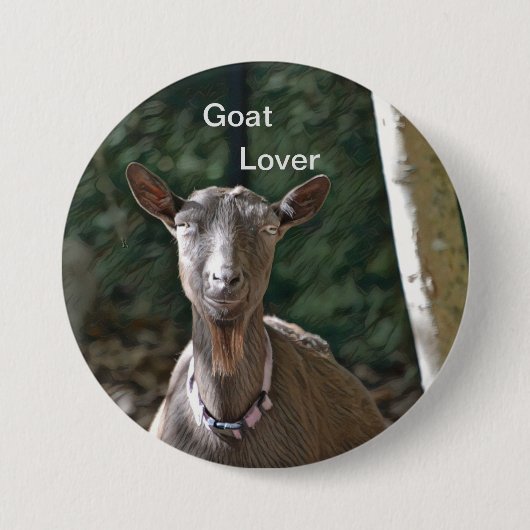 Goat Lover Ronde Button 7,6 Cm (Voorkant)