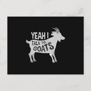 Goat Lovers Goat Joke Gift Aankondigingskaart