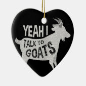 Goat Lovers Goat Joke Gift Keramisch Ornament (Rechts)