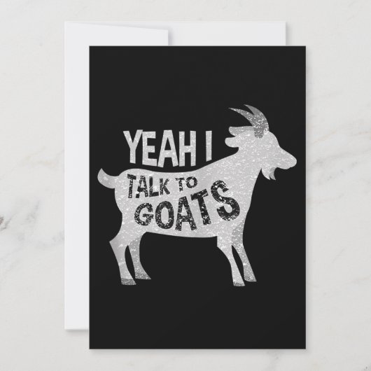 Goat Lovers Goat Joke Gift Save The Date (Voorkant)