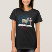 Goat Lovers Kerstmis Noordpool T-shirt (Voorkant)