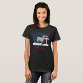 Goat Lovers Kerstmis Noordpool T-shirt (Voorkant volledig)