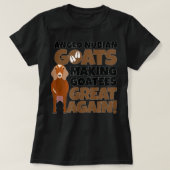 Goat Lovers Meme Pet Animal Pun Funny Anglo Nubian T-shirt (Design voorkant)