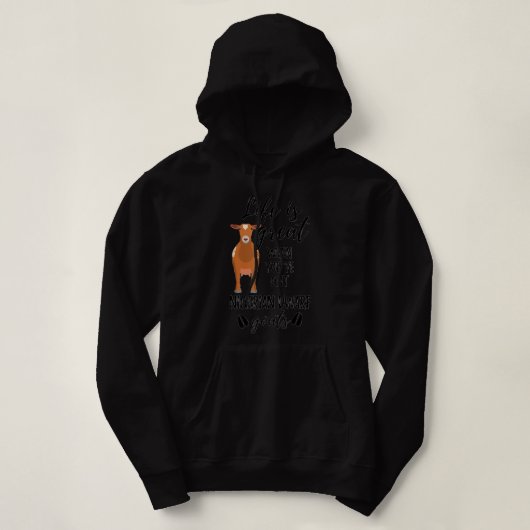Goat Lovers Meme Pet Animal Pun Funny Nigerian Dwa Hoodie (Design voorkant)