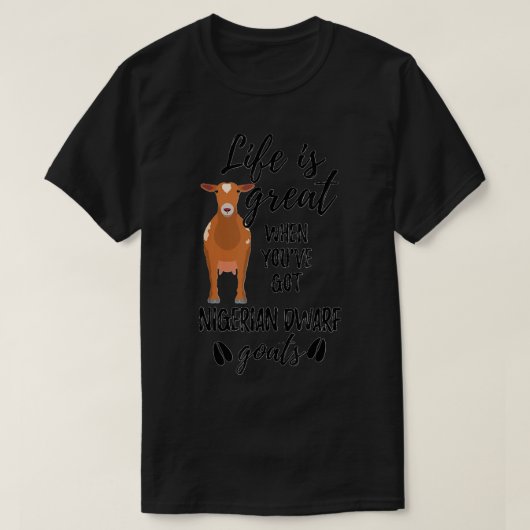 Goat Lovers Meme Pet Animal Pun Funny Nigerian Dwa T-shirt (Design voorkant)