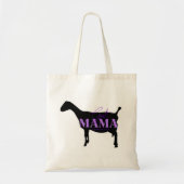 Goat Mama — LaMancha Paars Tote Bag (Voorkant)