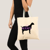 "Goat Mama" Nubian — Paars Tote Bag (Voorkant (product))