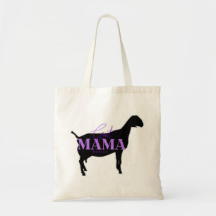 "Goat Mama" Nubian — Paars Tote Bag