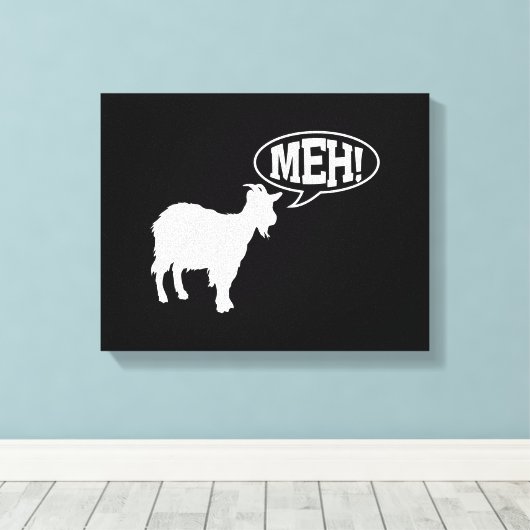 Goat Meh Canvas Afdruk (Insitu (Houten vloer))