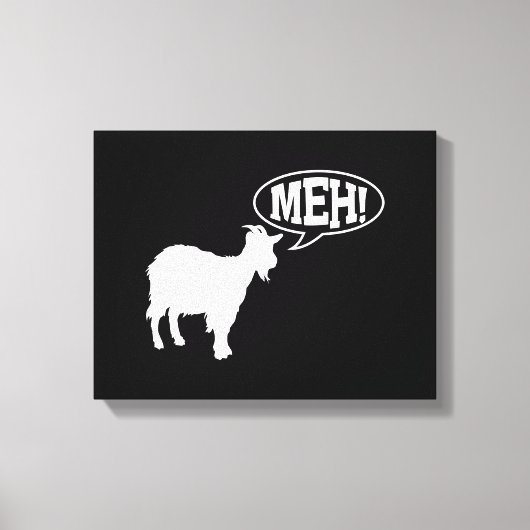 Goat Meh Canvas Afdruk (Voorkant)