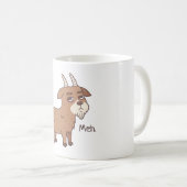 Goat Meh Funny Doodle Koffiemok (Voorkant rechts)