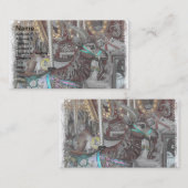 Goat Merry-Go-Round of Carousal Visitekaartje (Voorkant / Achterkant)