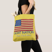GOAT NATION THE American Goat GetYerGoat™ Tote Bag (Dichtbij)