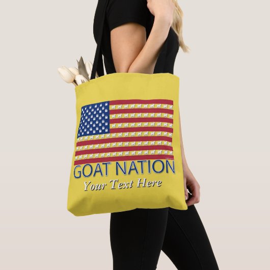 GOAT NATION THE American Goat GetYerGoat™ Tote Bag (Dichtbij)
