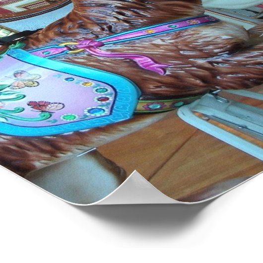 Goat op de Merry-Go-Round Poster (Hoek)