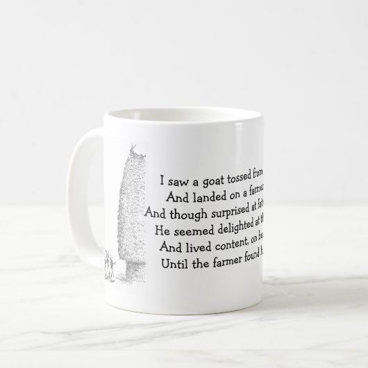Goat op een Haystack en Brownies Koffiemok (Voorkant links)