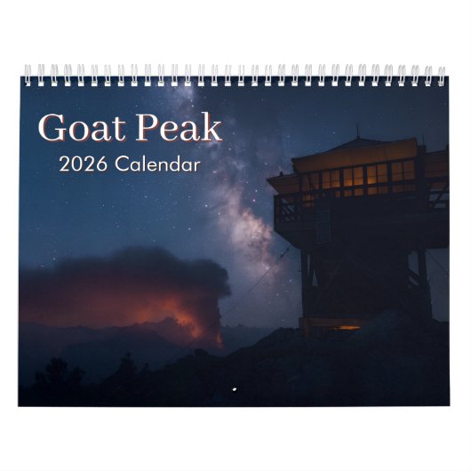 Goat Peak Fire Lookout - 2026 Calendar Kalender (Hoes)