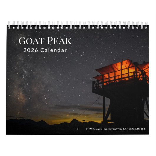 Goat Peak Fire Lookout - 2026 Calendar Kalender (Hoes)
