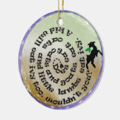 GOAT POEM SONG CHRISTMAS ORNAMENT (Links)