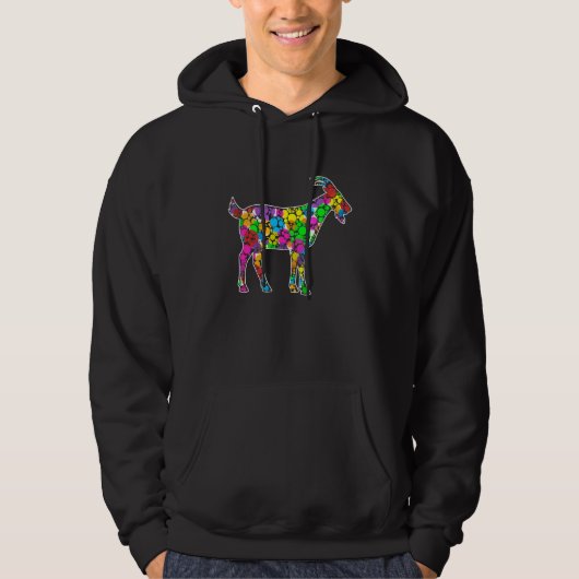 Goat Polka Dot Pattern Dot Day International Hoodie (Voorkant)