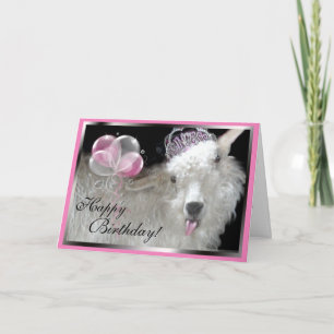 Goat Prinses Happy Birthday Card Kaart