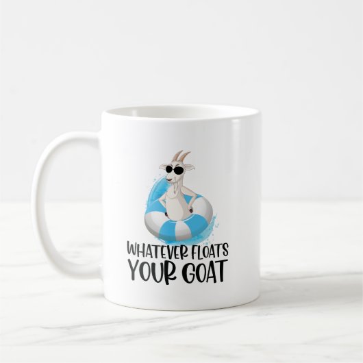 Goat Quotes: Wat je ook drijft Koffiemok (Links)